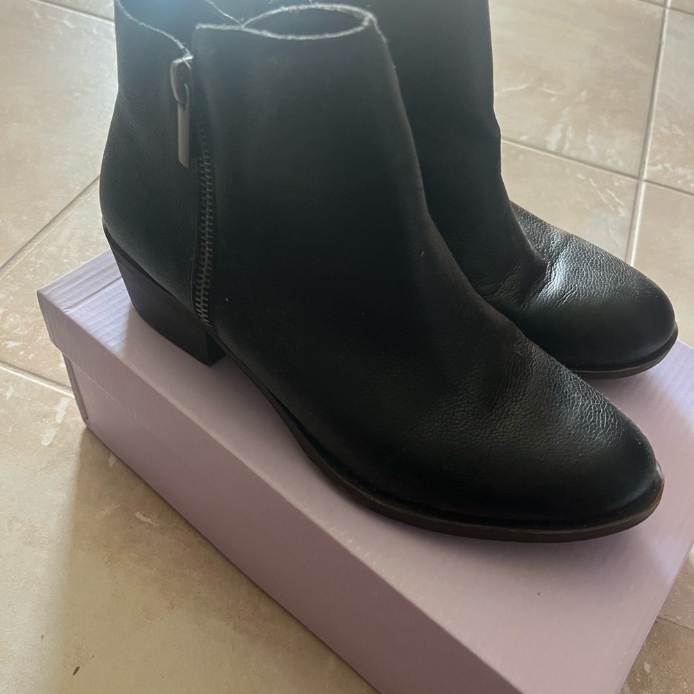 Kenzie Black Ankle Boots